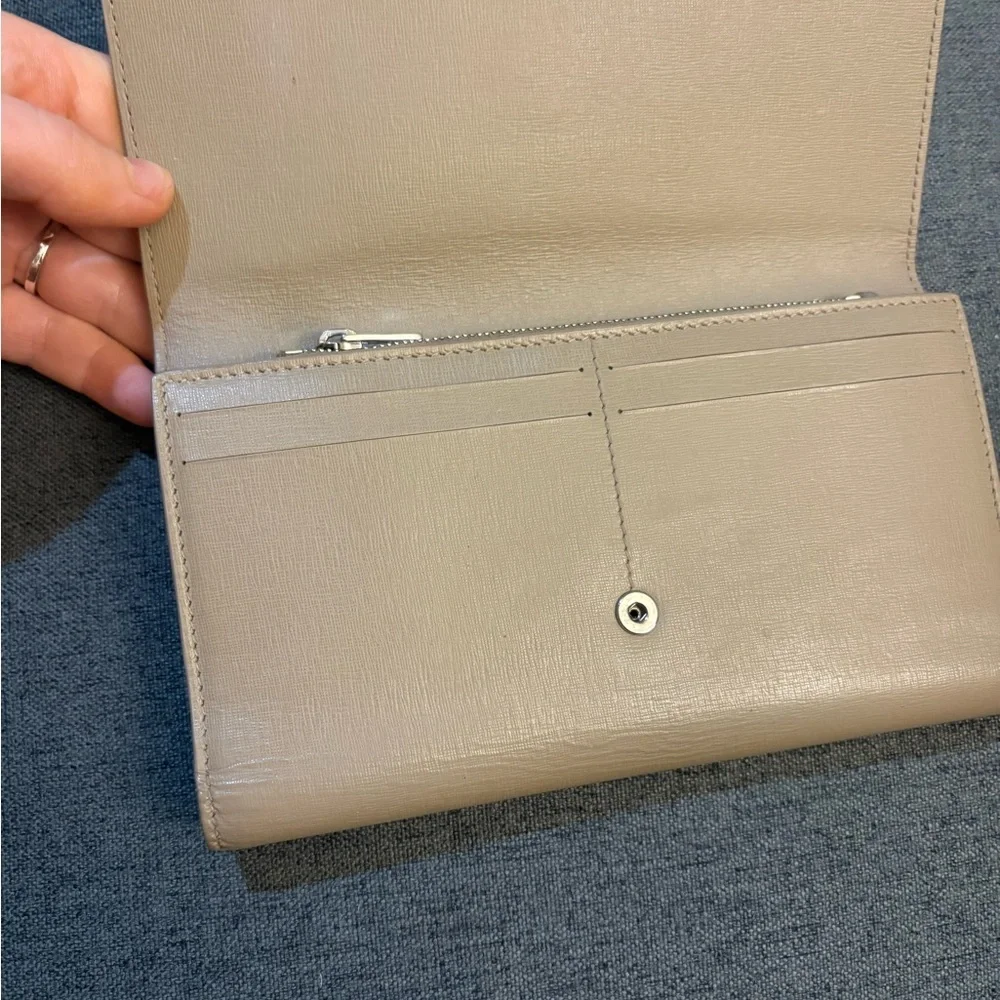 Balenciaga‎ Beige Leather wallet